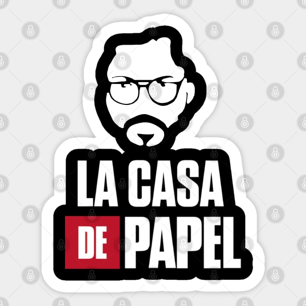 La Casa de Papel Sticker by FlowrenceNick00